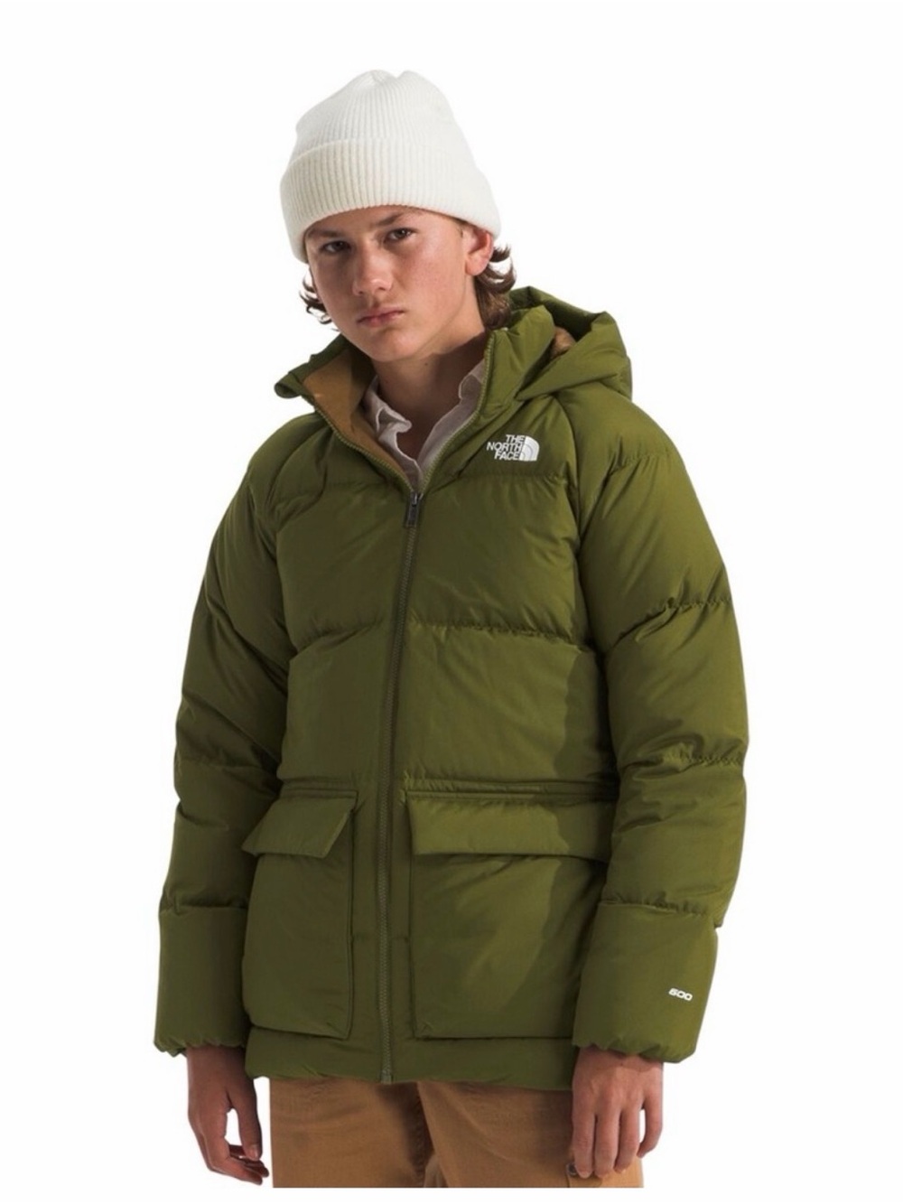The North Face Big Kids Unisex North 600 Down Parka Fleece - lined Jacket